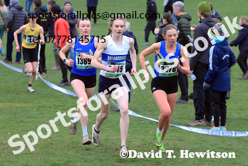 Senior Womens 2026 UK CAU Inter Counties Cross Country, Wollaton Park, Nottingham. Photo: David T. Hewitson/Sports for All Pics